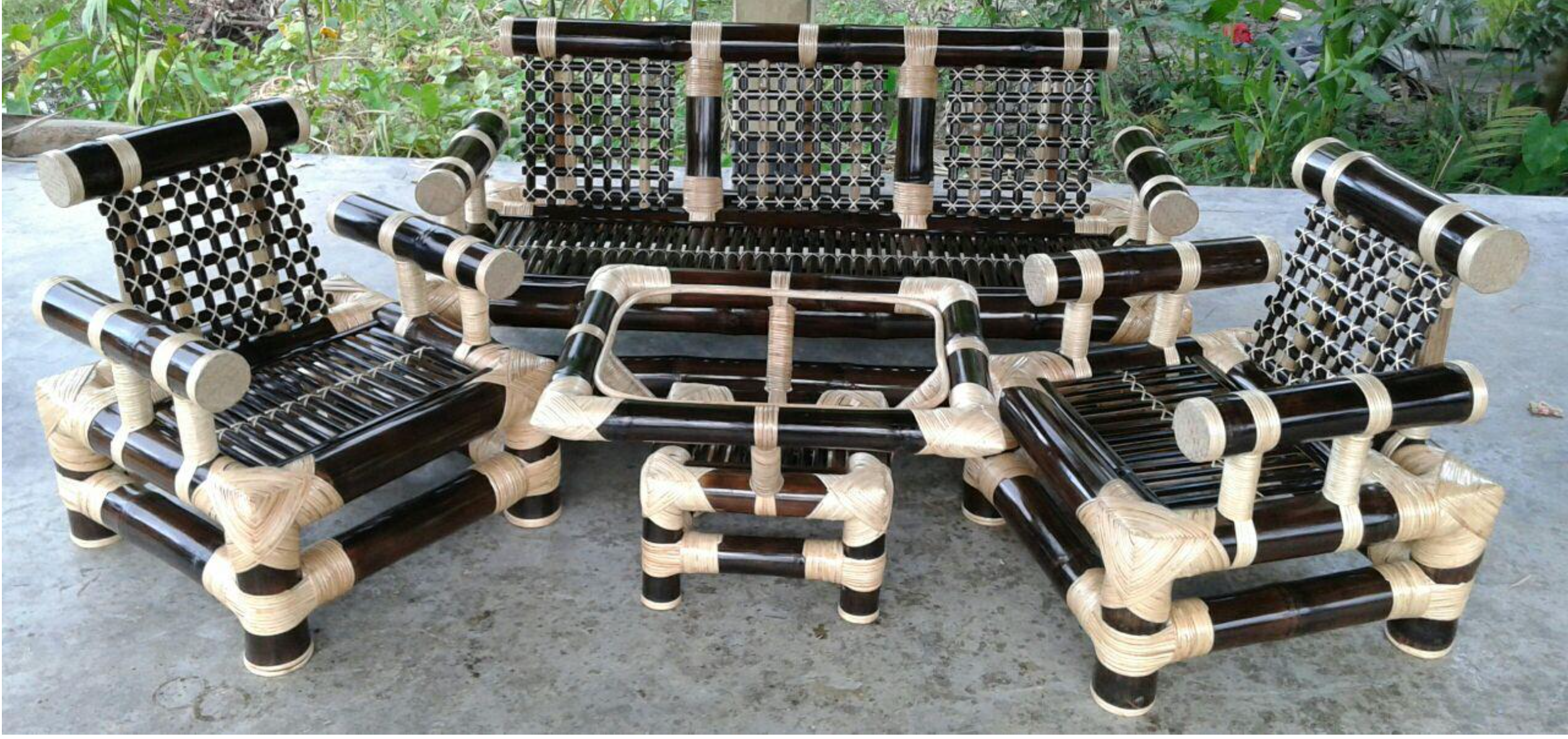 Bamboo VIP sofa set