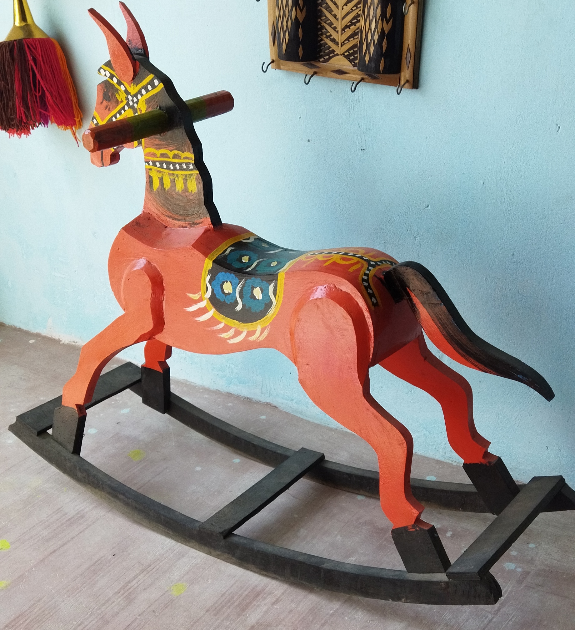 Rocking horse wooden