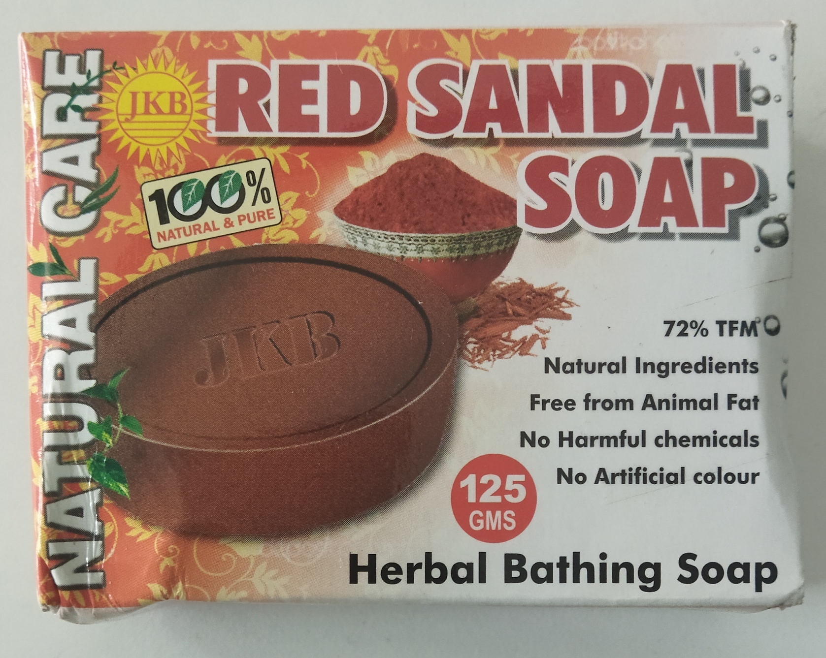 JKB Red sandal soap