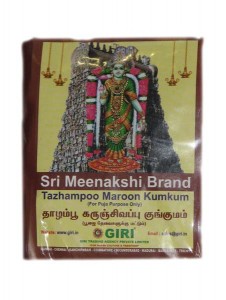 sri meenakshi thazhampoo maroon kumkum 50 gms