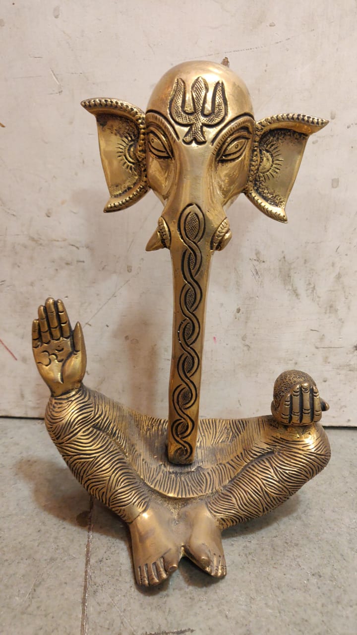 9” Modern Art Ganesh