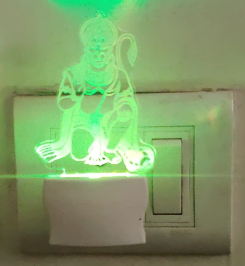 Hanuman 3d illusion light