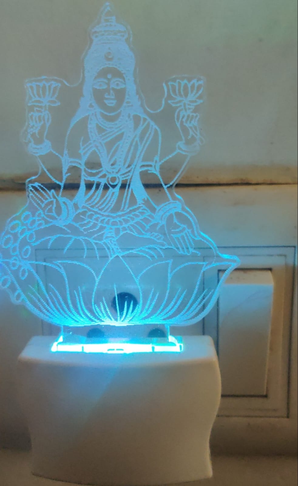 mahalakshmi 3 d illusion light